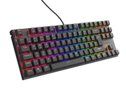 GENESIS NKG-1886 tangentbord Spela USB QWERTZ tyska Svart