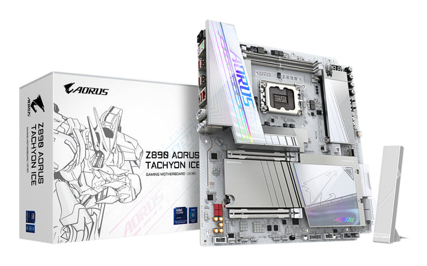 GIGABYTE Z890 AORUS TACHYON ICE Intel Z890 LGA 1851 (Socket V1) Utökad ATX