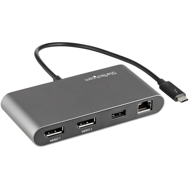 StarTech.com Thunderbolt Mini-dockningsstation för dubbla bildskärmar