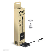 CLUB3D CSV-1558 bilddelare USB Type-C 2x HDMI