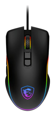 MSI FORGE GM300 datormöss Spela Ambidextrous USB Type-A Optisk 7200 DPI