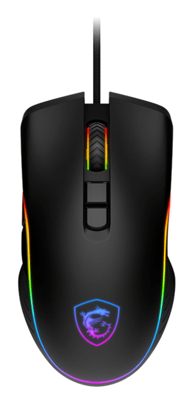MSI FORGE GM300 datormöss Spela Ambidextrous USB Type-A Optisk 7200 DPI