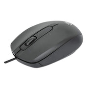 Manhattan 190190 datormöss Kontor Ambidextrous USB Type-A Optisk 1000 DPI