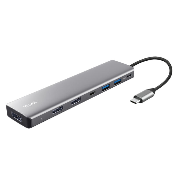 Trust 25661 gränssnittshubbar USB Type-C Aluminium