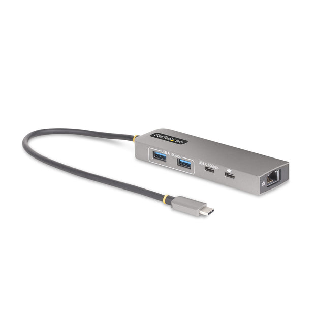 StarTech.com USB-C-hubb med 3 portar på 2,5 Gbps Ethernet och 100 W