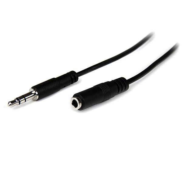 StarTech.com 1m 3.5mm ljudkabel 3,5mm Svart