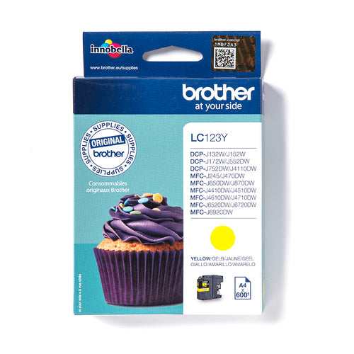 Brother LC-1240Y bläckpatroner Original Gul