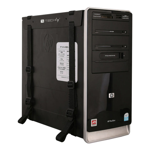 Techly ICA-CS 60 CPU-hållare Bordsmonterad CPU-hållare Svart