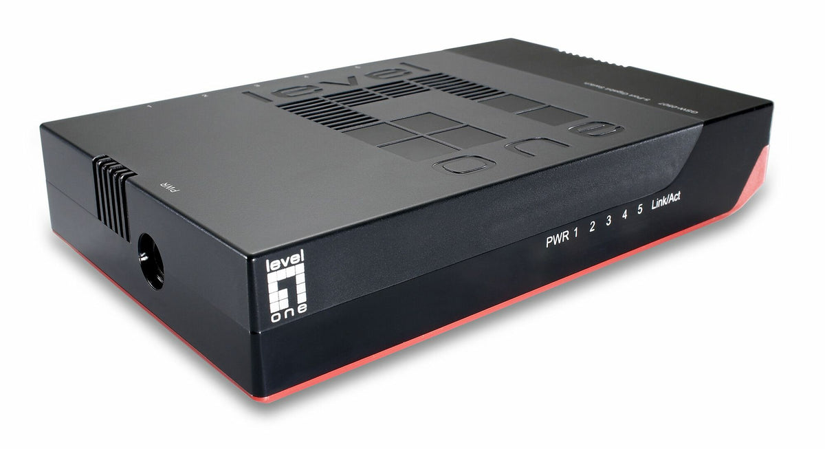 LevelOne GSW-0507 nätverksswitchar Ohanterad Gigabit Ethernet (10/100/1000) Svart
