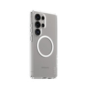 PanzerGlass CARE by Urban Combat Case Transparent w. White Qi Compatible Samsung