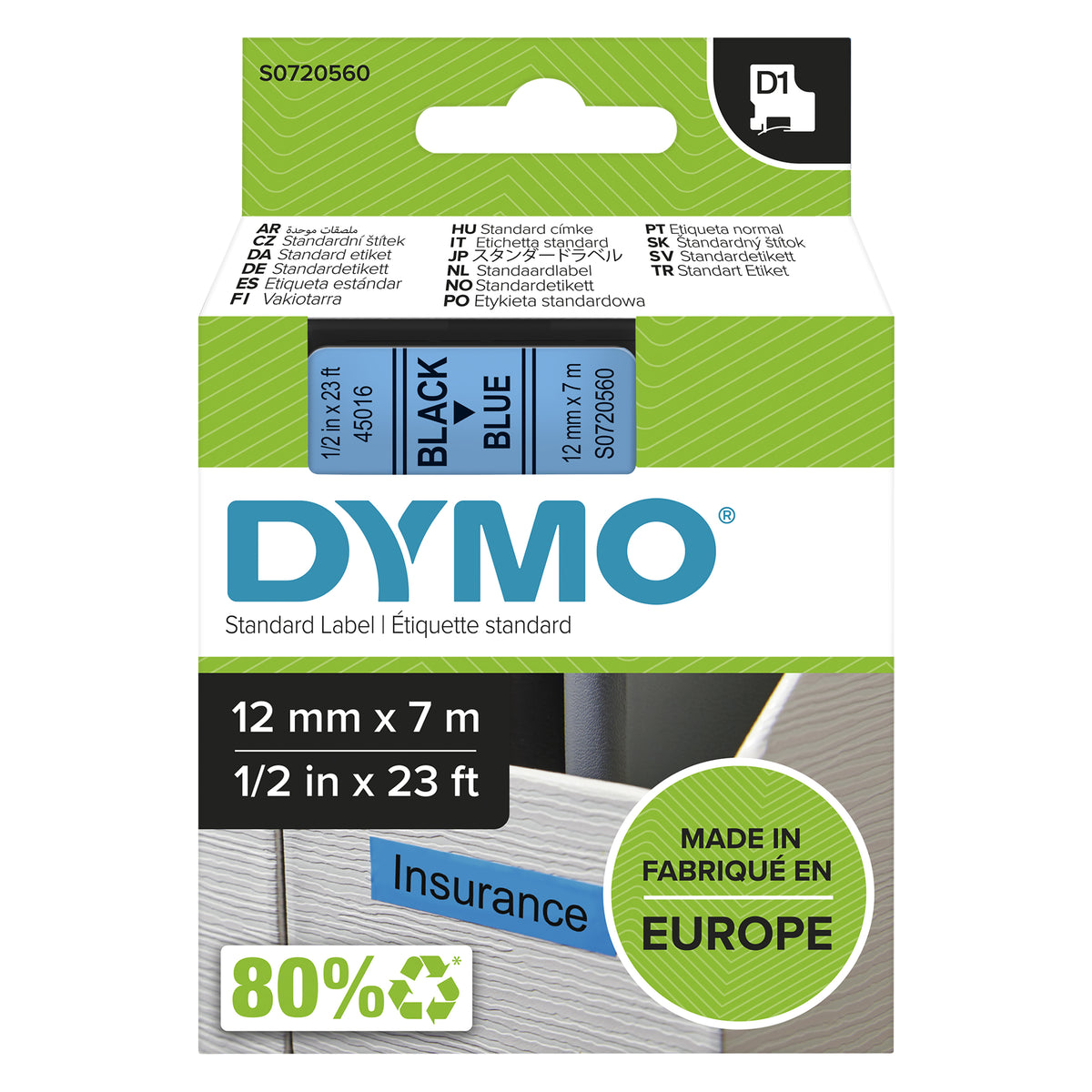 DYMO D1-originaletiketter
