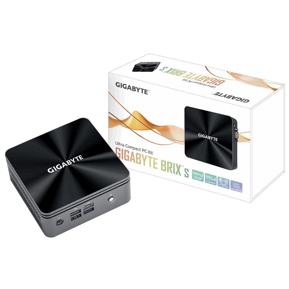GIGABYTE GB-BRI3H-10110 datorhölje & moderkort Svart i3-10110U BGA 1528 2,1 GHz
