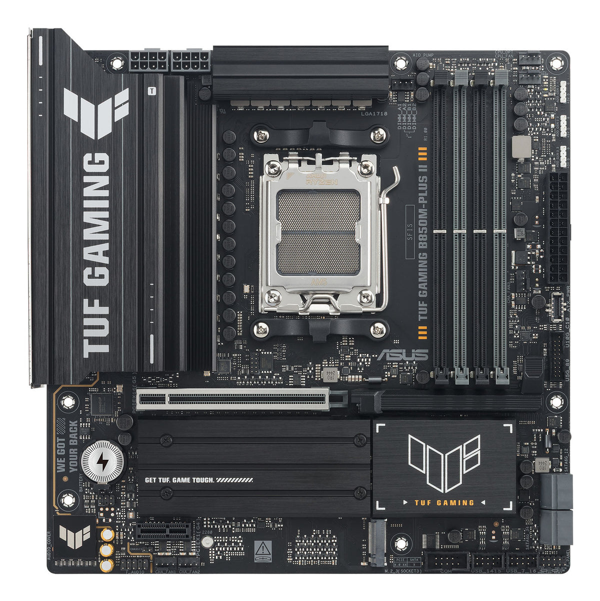 ASUS TUF GAMING B850M-PLUS II AMD B850 AM5-sockel micro ATX