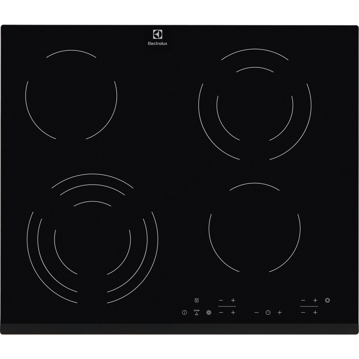 Electrolux EHF6343FOK Svart Inbyggd