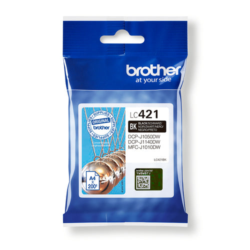 Brother LC421BK bläckpatroner Original Svart