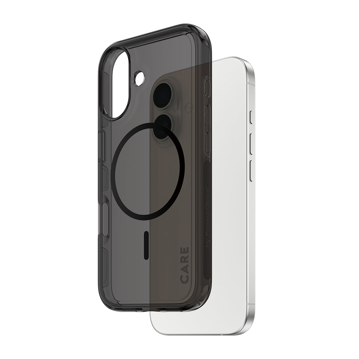 PanzerGlass CARE by Smokey Case w. Black MagSafe iPhone 17