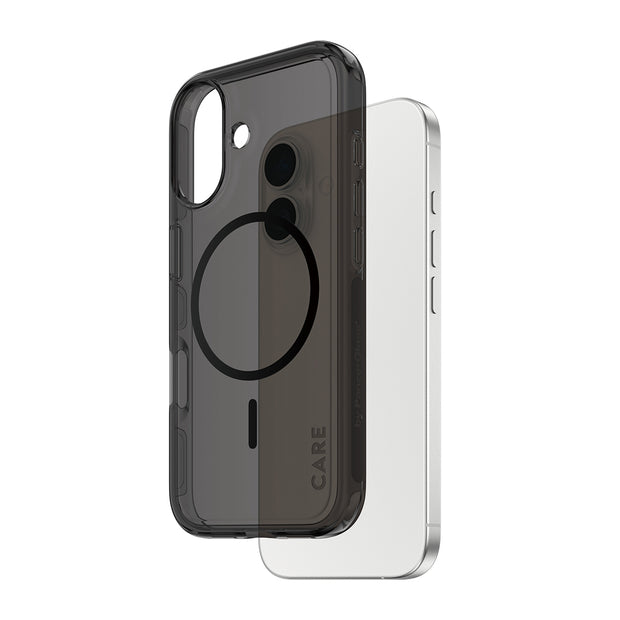 PanzerGlass CARE by Smokey Case w. Black MagSafe iPhone 17