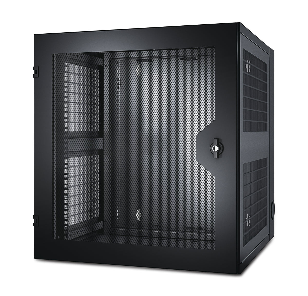 APC NetShelter WX 13U Väggmonterad rack Svart
