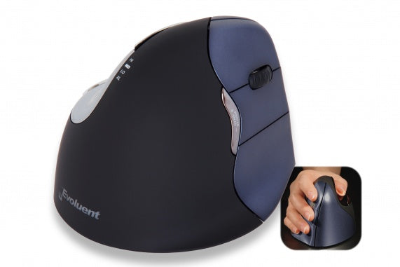 BakkerElkhuizen Evoluent4 Wireless datormöss Kontor högerhand RF Trådlös laser 2600