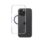 PanzerGlass CARE by Urban Combat Case Transparent w. Blue MagSafe iPhone 16 Pro Max