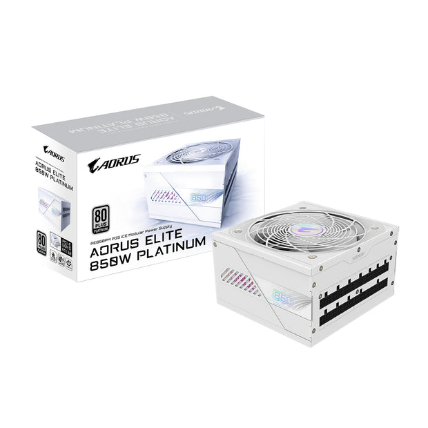 GIGABYTE AORUS ELITE P850W ICE strömförsörjningsenheter 850 W 20+4 pin ATX Vit