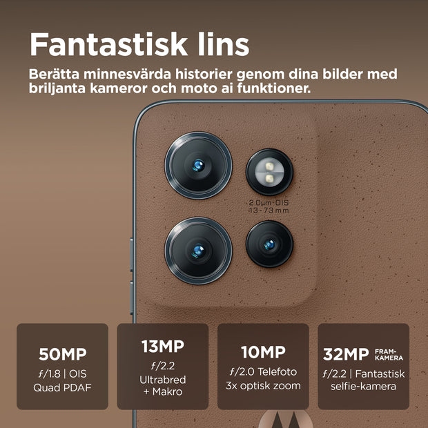 Motorola edge 50 Neo - 512 GB - Ljusbrunt