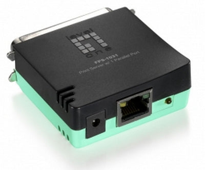 LevelOne FPS-1031 skrivarservrar Ethernet LAN Svart