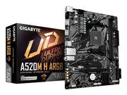 GIGABYTE A520M H ARGB moderkort AMD A520 Uttag AM4 micro ATX