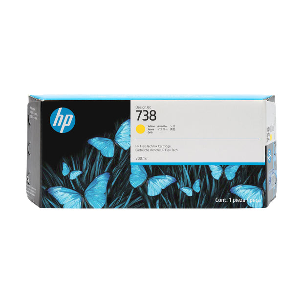 HP 738 300 ml gul DesignJet-bläckpatron skrivarhuvud