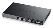 Zyxel XGS2220-30 hanterad L3 Gigabit Ethernet (10/100/1000) Svart