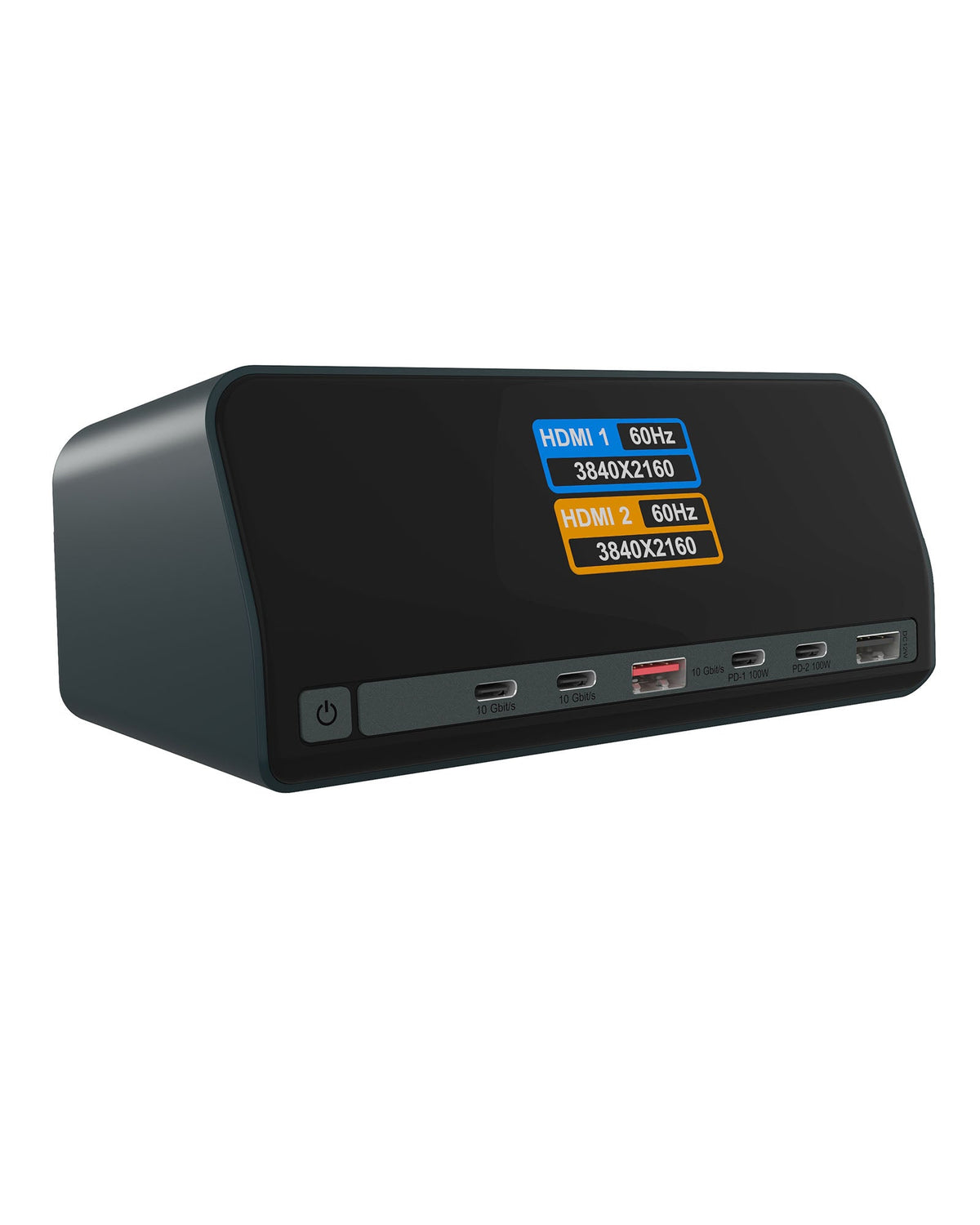 ICY BOX Heart Dock 2300 Kabel USB 3.2 Gen 2 (3.1 Gen 2) Type-C Antracit