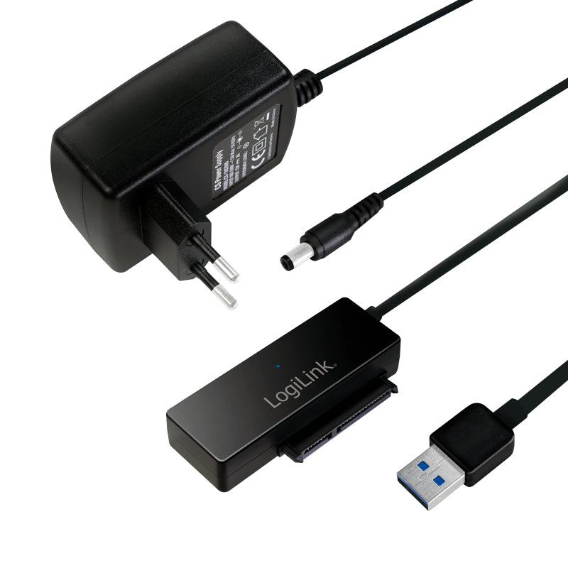 LogiLink AU0050 Dockningsstation för lagringsenhet USB 3.2 Gen 1 (3.1 Gen 1) Type-A