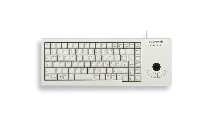 CHERRY XS Trackball tangentbord Universal USB QWERTZ tyska Grå