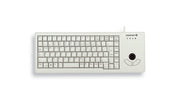 CHERRY XS Trackball tangentbord Universal USB QWERTZ tyska Grå