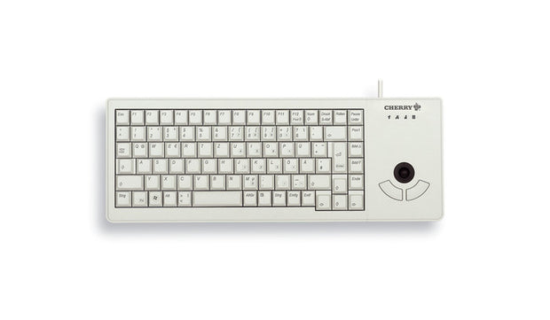CHERRY XS Trackball tangentbord Universal USB QWERTZ tyska Grå
