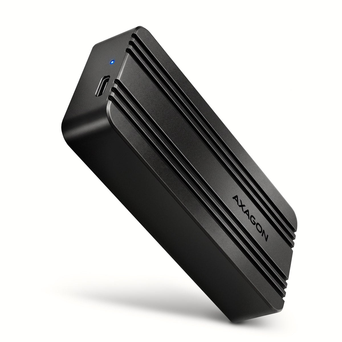Axagon EEM2-40G Hölje för lagringsenheter SSD-inkapsling Svart M.2