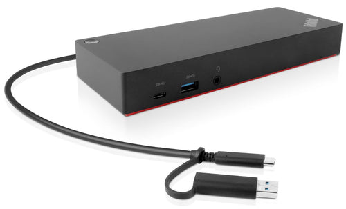 Lenovo 40AF0135EU dockningsstationer för bärbara datorer Kabel Svart
