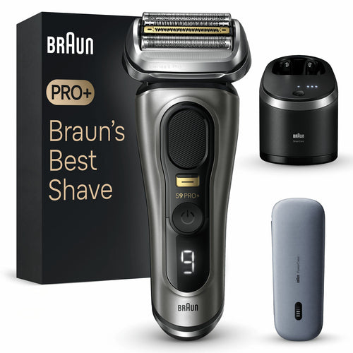 Braun Series 9 Pro+ 9575cc Wet & Dry Folierakapparat Trimmer Metallisk