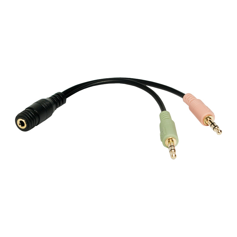 LogiLink CA0020 ljudkabel 0,15 m 3,5mm 2 x 3.5mm Svart