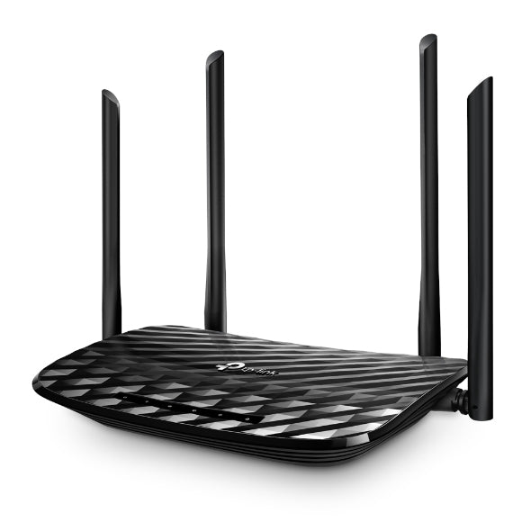 TP-Link Archer C6 trådlös router Gigabit Ethernet Dual-band (2,4 GHz / 5 GHz) Svart