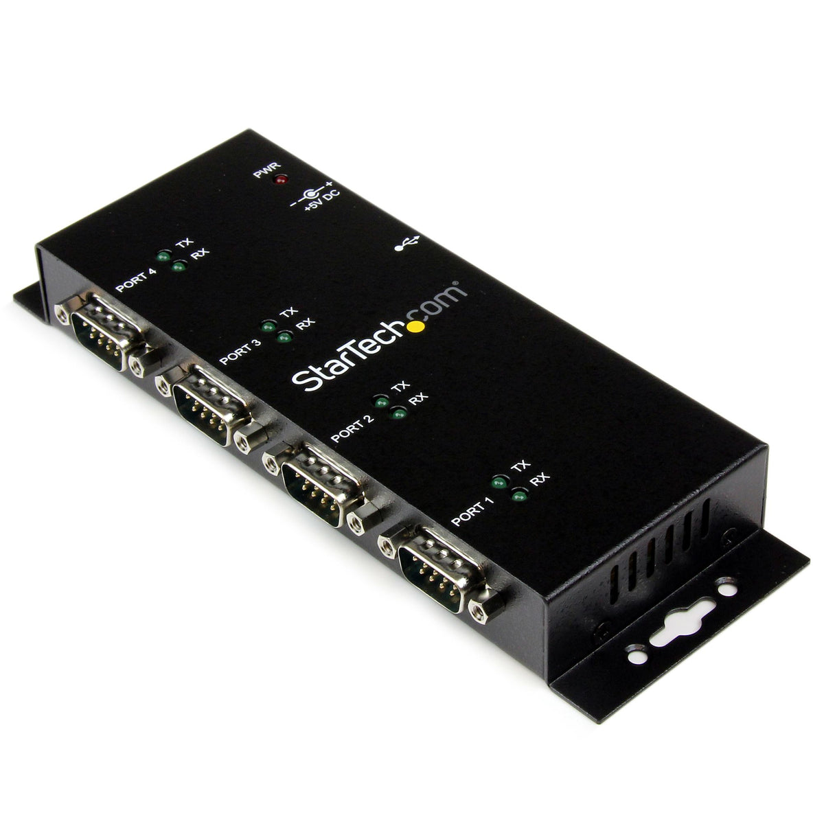 StarTech.com USB till DB9 RS232 seriell adapterhubb med 4 portar