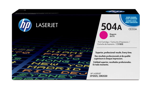 HP 504A magenta LaserJet-tonerkassett
