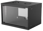 Intellinet 714143 rack 6U Väggmonterad rack Svart
