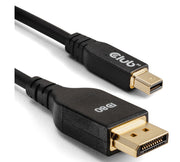 CLUB3D CAC-1116 DisplayPort-kabel 1 m Mini DisplayPort Svart