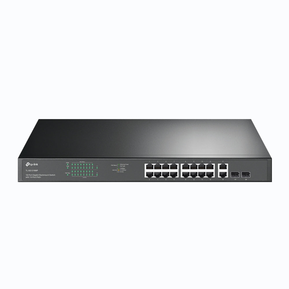 TP-Link TL-SG1218MP nätverksswitchar Ohanterad Gigabit Ethernet (10/100/1000)