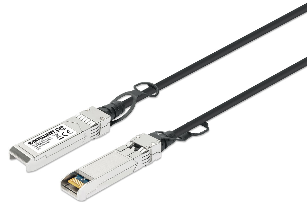 Intellinet 508391 InfiniBand och fiberoptisk kabel 1 m SFP+ Svart