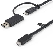 StarTech.com 1 m USB-C-kabel med USB-A-adapterdongel