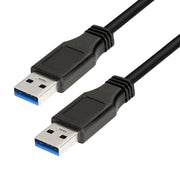 LogiLink CU0039 USB-kablar USB 3.2 Gen 1 (3.1 Gen 1) 2 m USB A 5 Gbit/s 4,5 W Svart
