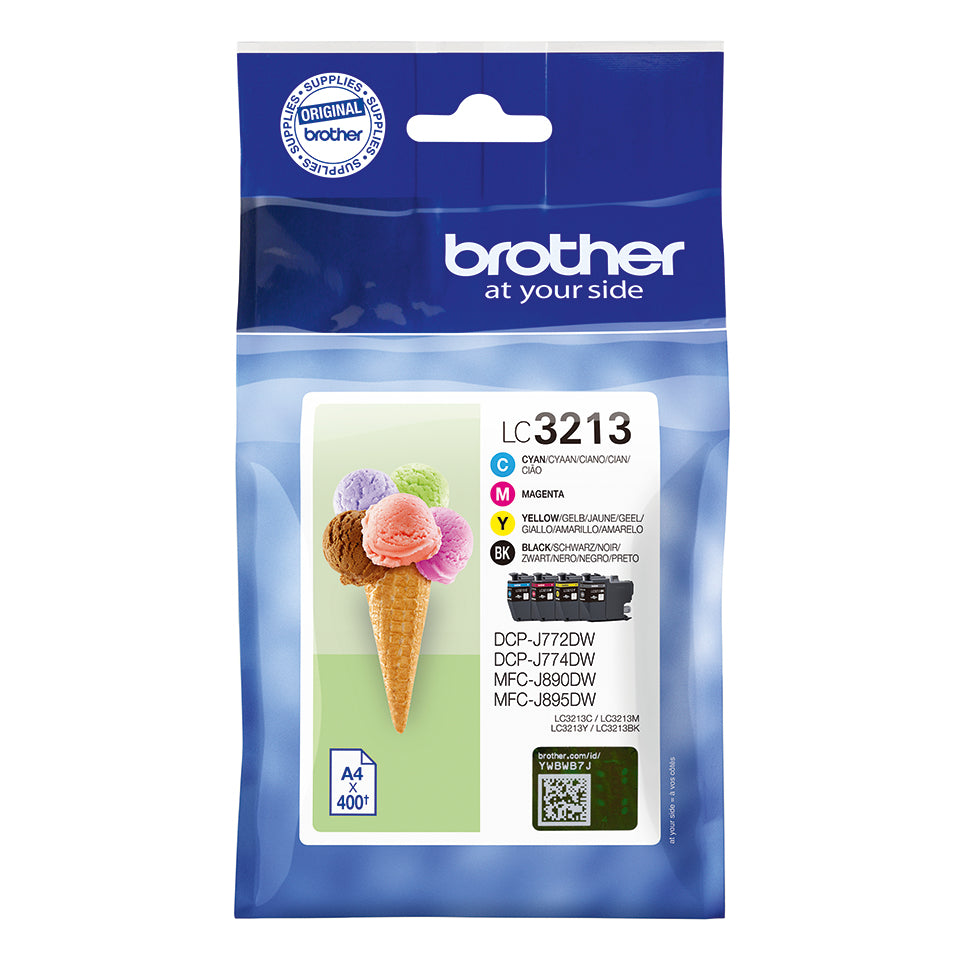 Brother LC3213VAL bläckpatroner Original Hög (XL) avkastning Svart