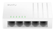 Cudy GS105U nätverksswitchar Ohanterad Gigabit Ethernet (10/100/1000) Vit